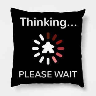 Analysis Paralysis Red Meeple Board Game Pillow