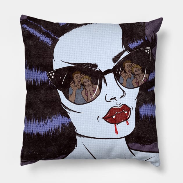 Blood Sucker Pillow by classycreeps