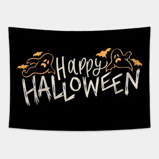 Cute Ghost Happy Halloween Tapestry