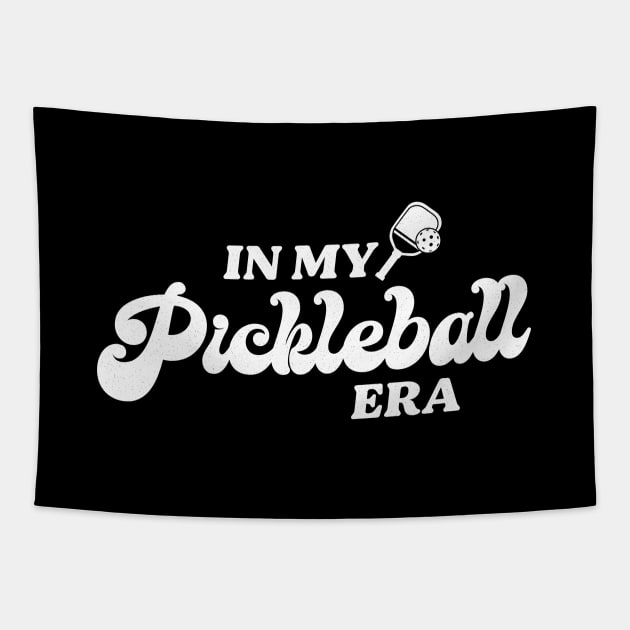 cool pickleball coach with saying in my pickleball era Tapestry by Nisrine