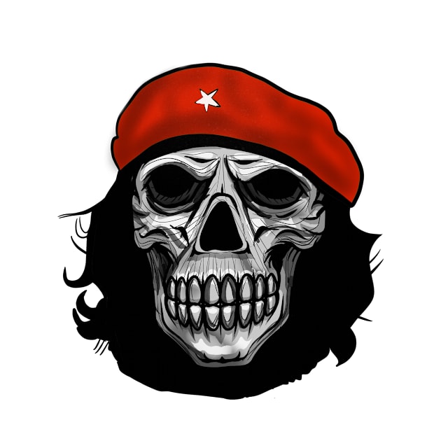 Ernesto Che Guevara Skull by livania