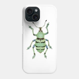 Papuan Green Weevil Digital Painting Phone Case