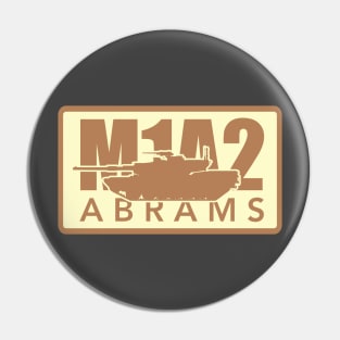 M1A2 Abrams Desert Subdued Patch Pin