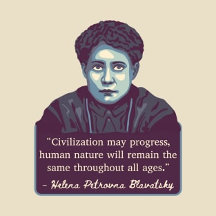 H. P. Blavatsky Portrait and Quote T-Shirt