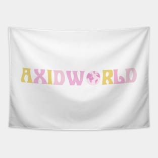 Pink and Yellow AXIDWORLD Tapestry