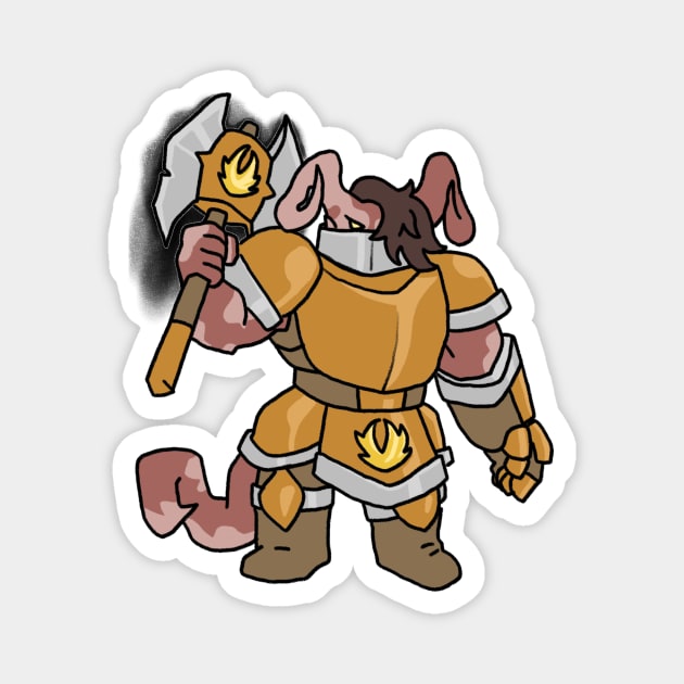 Tiefling Paladin Magnet by NathanBenich