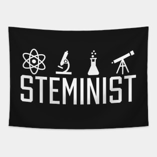 STEMINIST - Funny Science Joke Tapestry