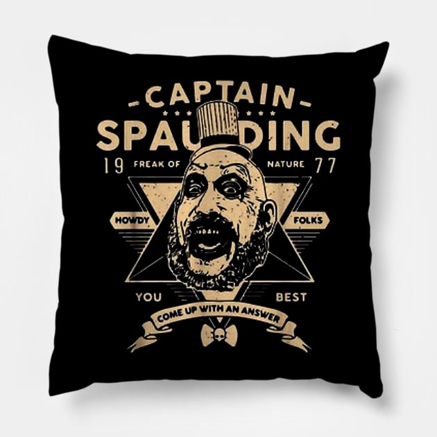 captain spaulding Pillow by ngerog