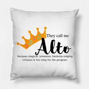 Choral Alto Pride Pillow