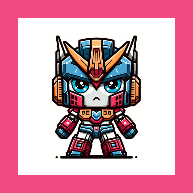 Chibi mecha robot by Mechanime World