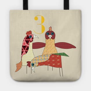 3 French Hens Tote