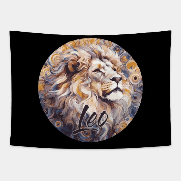 Leo Zodiac Star Sign Tapestry by Heartsake