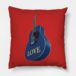 Blue Guitar – Music be the food of love Pillow