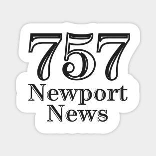 Newport News 757 Virginia USA Magnet