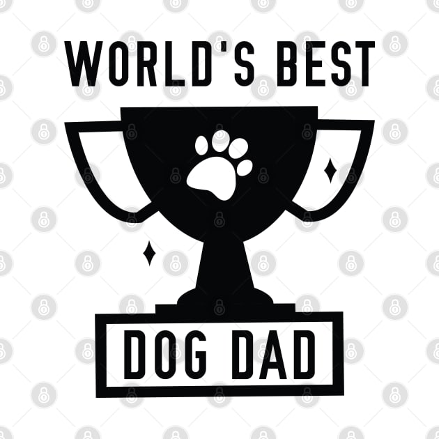 World's Best Dog Dad by LuckyFoxDesigns