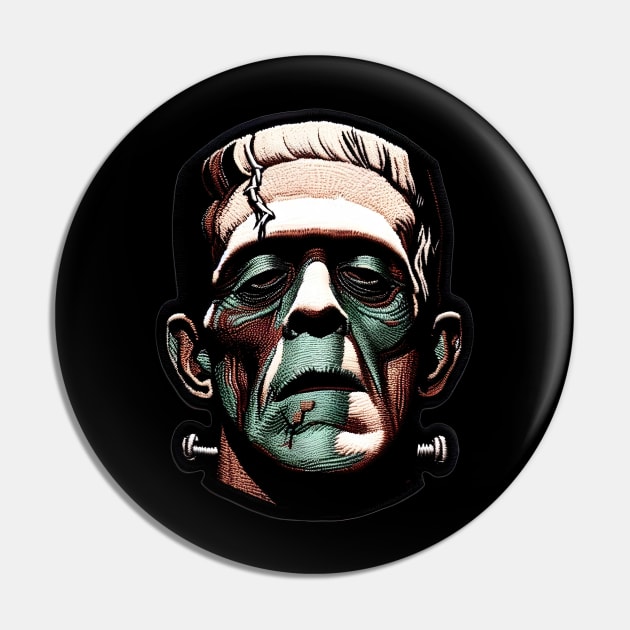 Frankenstein monster Pin by Sobalvarro