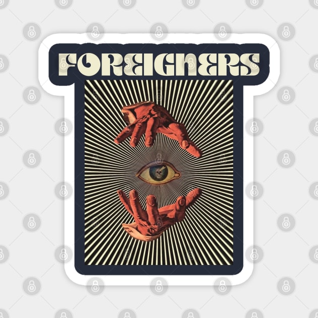 Hand Eyes Foreigner Magnet by Kiho Jise
