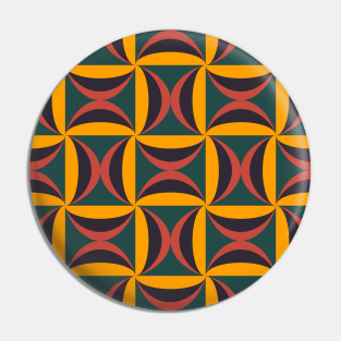 Colorful African abstract pattern Pin
