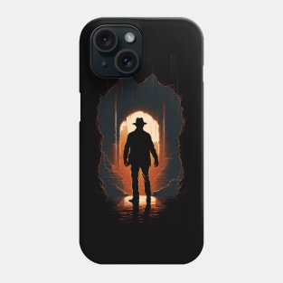 Ancient Enigma - Silhouette - Indy Phone Case