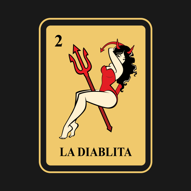 Mexican La Diablita lottery traditional by FunnyphskStore