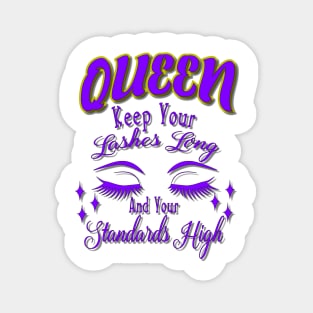 Queen Lashes Magnet