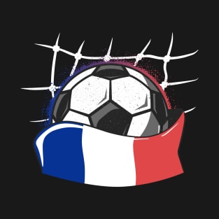 Soccer Lover Goal France Flag Football T-Shirt