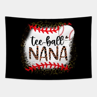 Tee Ball Nana Leopard   Tee Ball Nana Tapestry