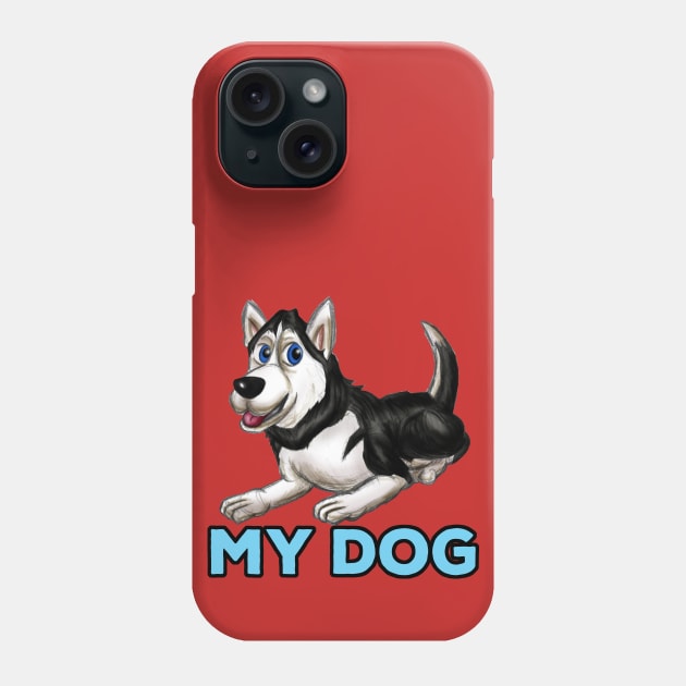 Husky Phone Case by CIZDIBUJOS