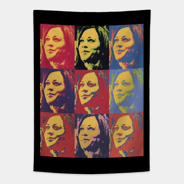 Kamala Harris Superstar Tapestry by skittlemypony