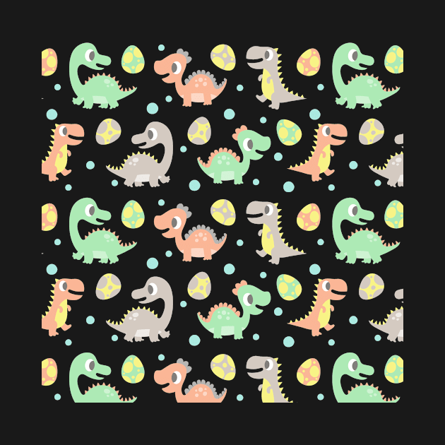 Assorted Illustrated Dinosaurs by bluerockproducts