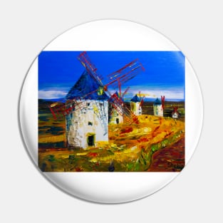 Don Quijote Mills Pin