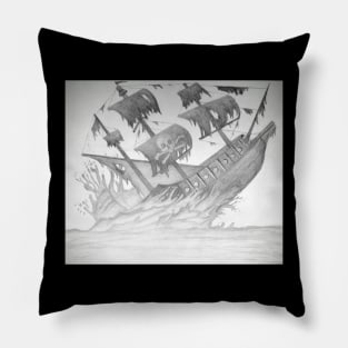 Ghost Ship Pillow