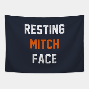 Resting Mitch Face Tapestry