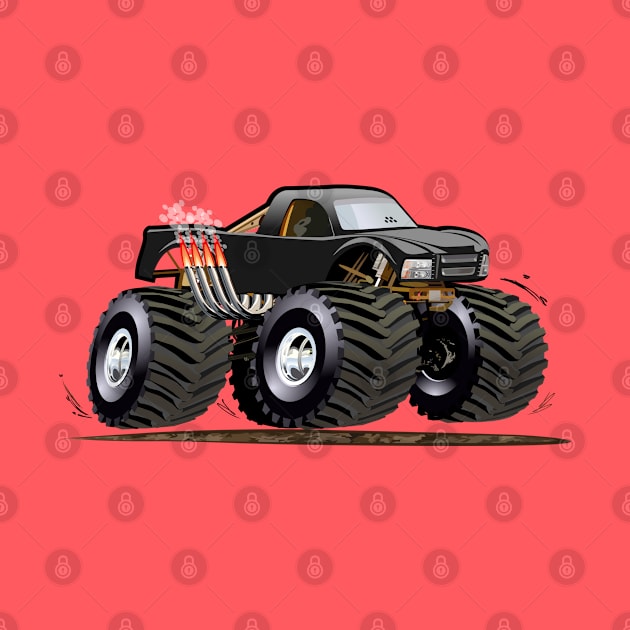 Cartoon monster truck by Mechanik