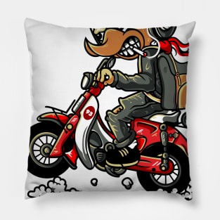 Evil Duck Enjoy the ride Pillow