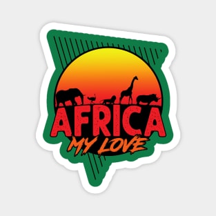 Africa My Love Magnet