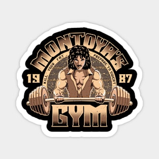 Montoya's Gym Magnet