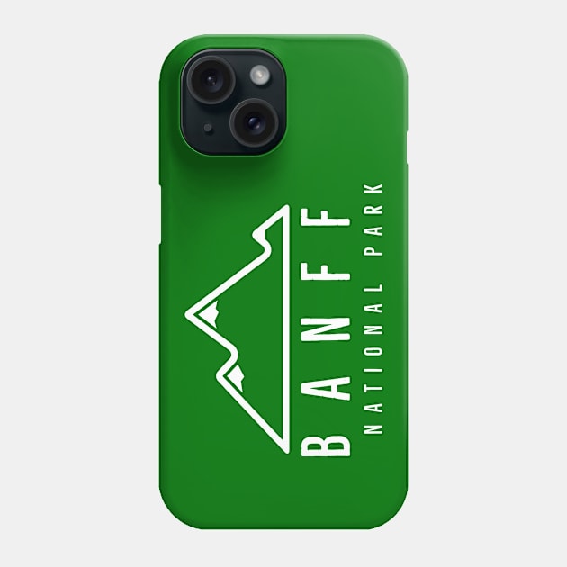 Banff National Park - Simple Graphic Phone Case by loudestkitten