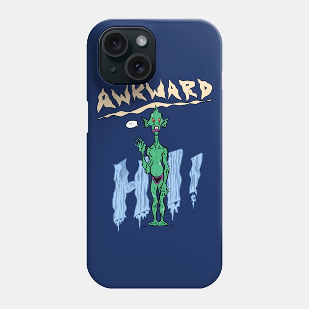 Awkward Hi- Fish out of Water Phone Case by captainhuzzah