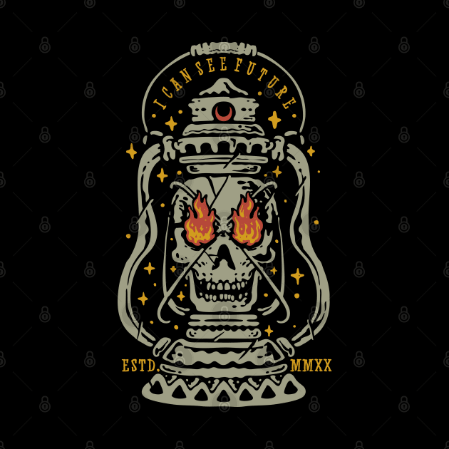 death lantern vintage by Mako Design 