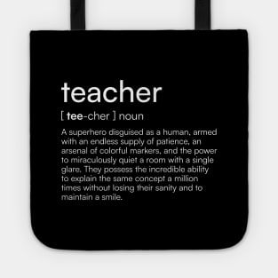 Teacher definition Tote