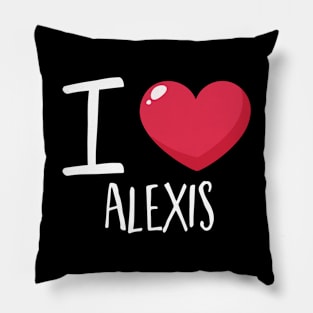 I love Alexis Pillow