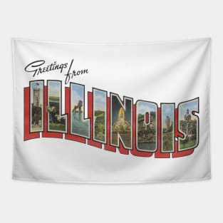 Greetings from Illinois Tapestry