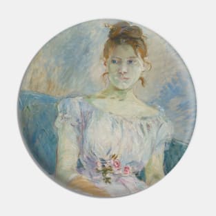 Paule Gobillard en robe de bal by Berthe Morisot Pin