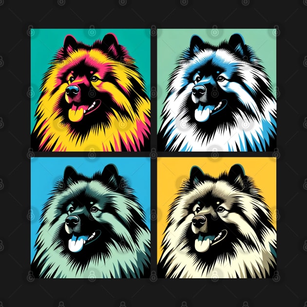 Keeshond Pop Art - Dog Lovers by PawPopArt