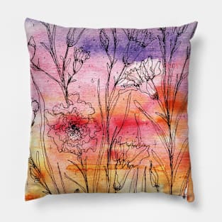 FLORAL SUNSET Pillow