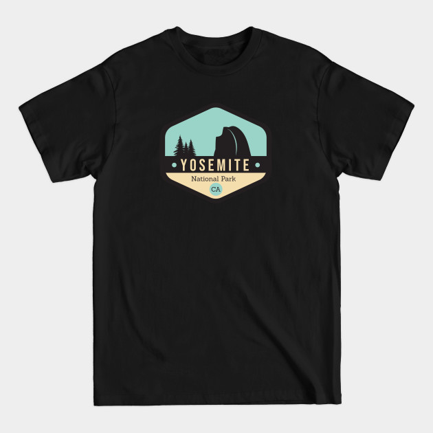 Discover Yosemite National Park Badge - Yosemite - T-Shirt