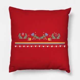 traditional Moravian - Bohemian art Pillow