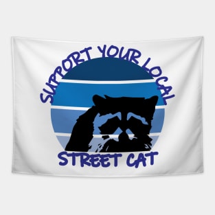 Support Your Local Street Cats Tapestry