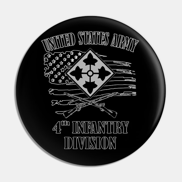 4th Infantry Division Pin by Relaxed Lifestyle Products